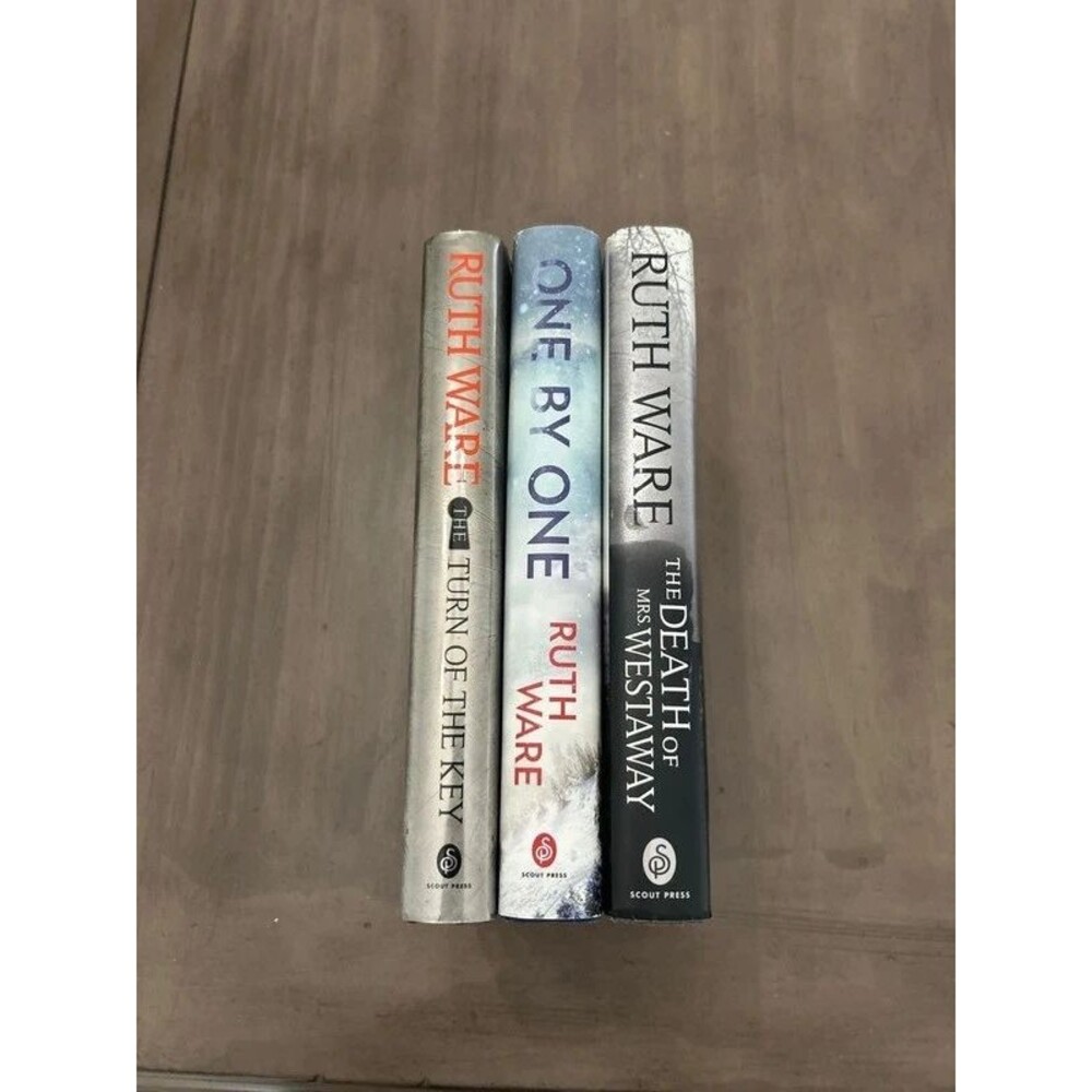 Ruth Ware Book Lot (3) One by One, The Turn of the Key, and The Death of Mrs. We